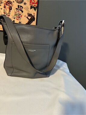 Vintage Coach Legacy Pebble Leather Duffle